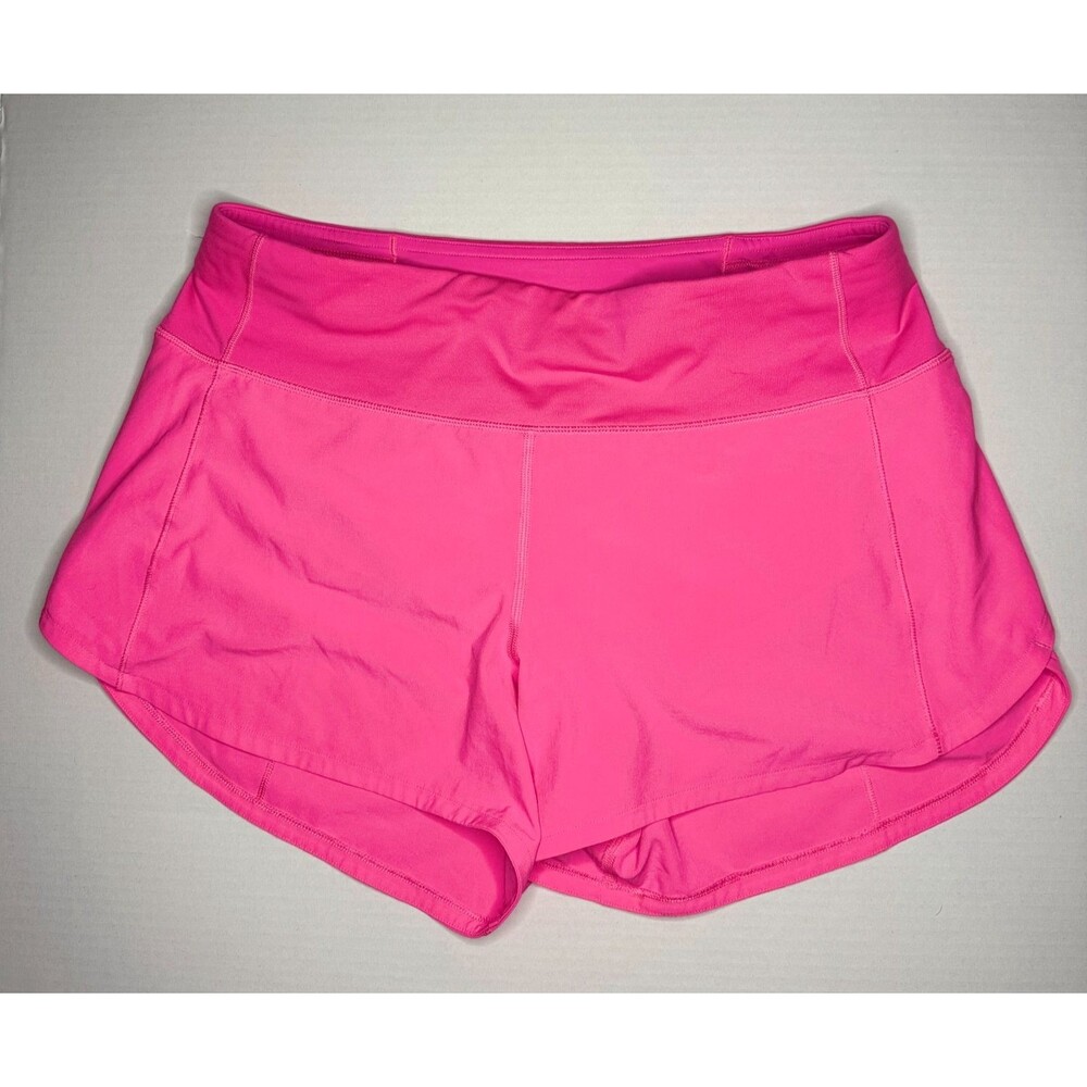 Lululemon Speed Up Lined Shorts Sonic Pink 6 Tall 4" Inseam